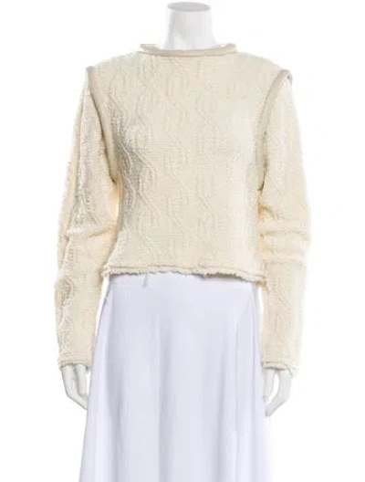 Pre-owned Isabel Marant Mock Neck Sweater In Neutral