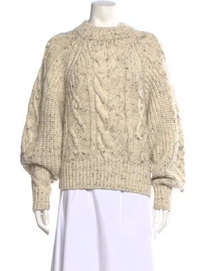 Pre-owned Isabel Marant Mock Neck Sweater In Neutral