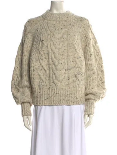 Pre-owned Isabel Marant Mock Neck Sweater In Neutral