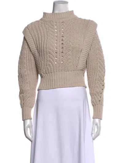 Pre-owned Isabel Marant Mock Neck Sweater In Neutral