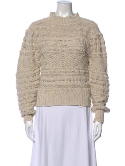 Pre-owned Isabel Marant Mock Neck Sweater In Neutrals