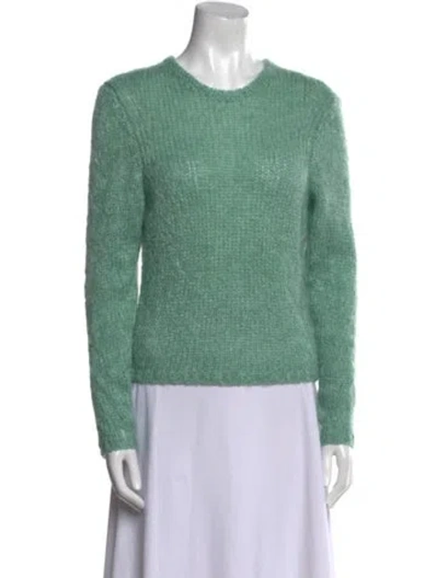 Pre-owned Isabel Marant Mohair Crew Neck Sweater In Blue