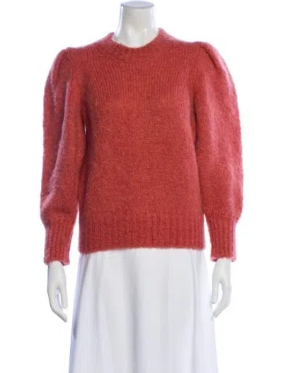 Pre-owned Isabel Marant Mohair Crew Neck Sweater In Pink