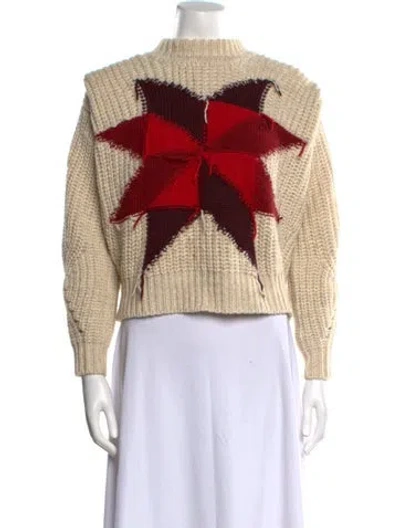 Pre-owned Isabel Marant Mohair Printed Sweater In Neutral