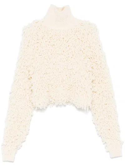 Isabel Marant Moka Sweater In White