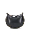 Isabel Marant Oskan Moon Hobo Bag In Black  