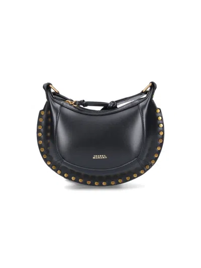 Isabel Marant Oskan Moon Hobo Bag In Black