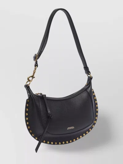 ISABEL MARANT MOON STUDDED CROSSBODY BAG WITH ADJUSTABLE STRAP