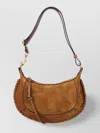 Isabel Marant Moon Suede Shoulder Bag With Adjustable Strap In Brown