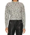 Isabel Marant Morena Sweater In White/black In Multi