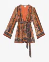 Isabel Marant Morgane Mini Dress In Orange