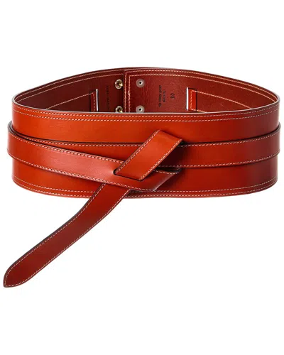 Isabel Marant Moshy Leather Belt In Brown