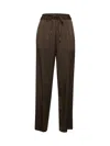 Isabel Marant Women Mud Viscose Blend Kendra Pant In Brown