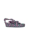 Isabel Marant Multicolor Fabric Sandal In Multi