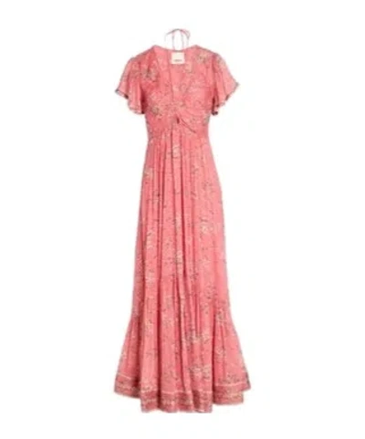 Isabel Marant Multicolor Fashion Maxi Dress In Pink