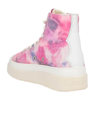 Isabel Marant Multi-color High-top Casual Shoes In Pink