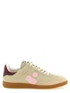 Isabel Marant Beth Sneakers Suede Panel Contrast Heel Tab In Yellow