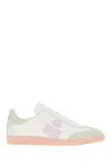 Isabel Marant Bryce Leather Sneaker In White/lilac