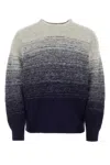 Isabel Marant Multicolor Stretch Alpaca Blend Drussellh Sweater In Midnight