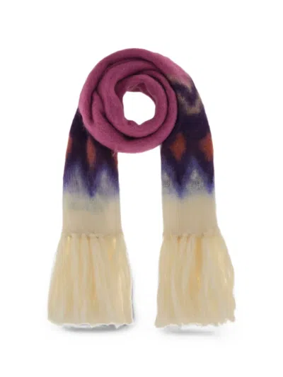 Isabel Marant Multicolor Wool Blend Amanie Scarf In Neutral