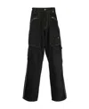 Isabel Marant Multiple-pockets Wide-leg Trousers In Black
