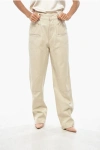 Isabel Marant Multipocketed Emmy Cotton Pants In White