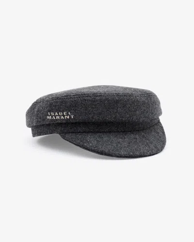 Isabel Marant Evie Hat In Anthracite