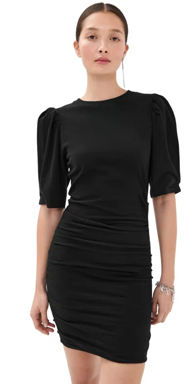 Isabel Marant Mylda Cotton Dress With Gathered Details Clothing In Black