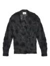 Isabel Marant Mylene Virgin Wool Blend Cardigan In Black