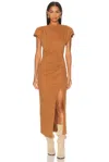 Isabel Marant Nadela Side-split Draped Midi Dress