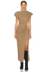 Isabel Marant Marant Nadela Long Dress In Brown