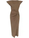 Isabel Marant Marant Nadela Long Dress In Green
