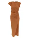 Isabel Marant Nadela Side-split Draped Midi Dress