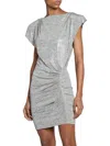Isabel Marant Nadilia Dress In Grey/silver In Grey