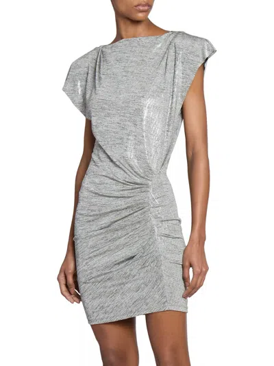 Isabel Marant Nadilia Dress In Grey/silver