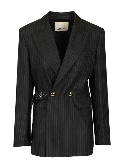 Isabel Marant Nahia Blazer Jackets Black