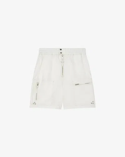 Isabel Marant Nahlan Shorts In Ecru