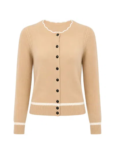 Isabel Marant Naia Alpaca Cardigan In Brown