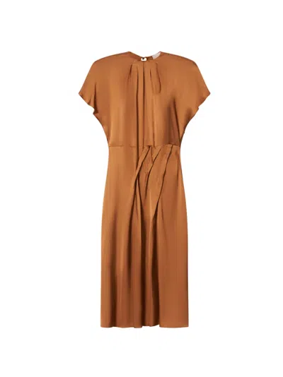 Isabel Marant Namsha Dress In Brown