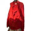 Isabel Marant Nancy Jacket In Scarlet Red In Red