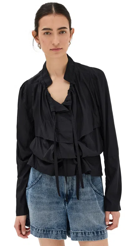 Isabel Marant Nancy Shirt Jacket Faded Black