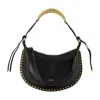 Isabel Marant Naoko Gb Crossbody - Leather - Black In Black