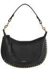 Isabel Marant Oskan Moon Studded Shoulder Bags In Black