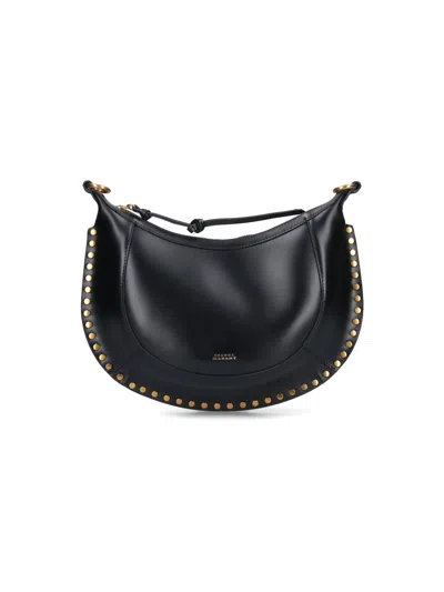 Isabel Marant Crescent-shape Black Leather Shoulder Bag