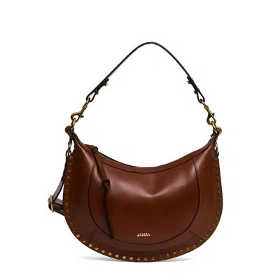 Isabel Marant Naoko Leather Bag With Studs In Black