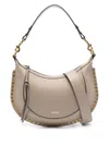 Isabel Marant Oskan Stud-embellished Shoulder Bag In Neutrals