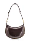 Isabel Marant Naoko Leather Crossbody Bag In Brown