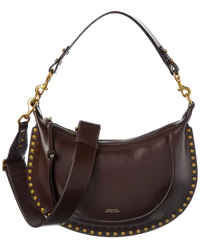 Isabel Marant Naoko Leather Hobo Bag In Brown