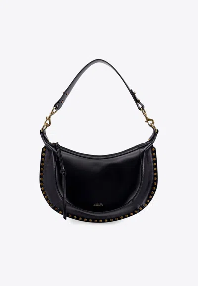 Isabel Marant Naoko Leather Shoulder Bag In Black