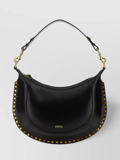 Isabel Marant Naoko Leather Shoulder Bag In Black